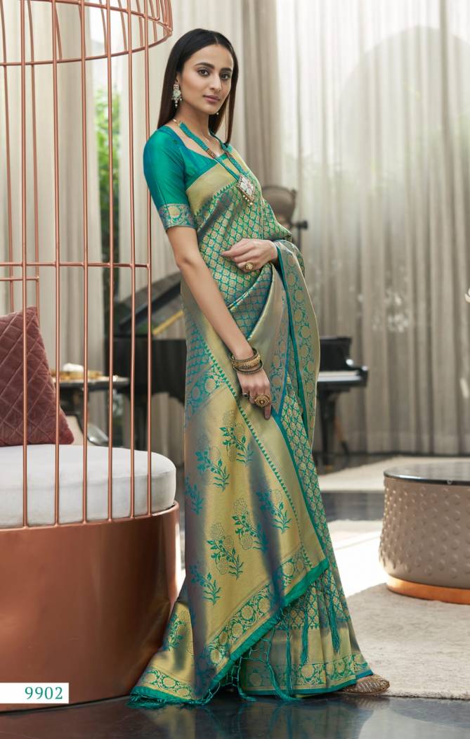 Rajpath Alveera New Exclusive Wear Silk Designer Kanjivaram Saree Collection